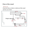 Ergonomic Laptop/Keyboard/Mouse Stand/Mount/Holder for Chair