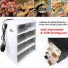 8 Grid Reptile Breeding Cabinet w/ 25W Heating Pad Hygrometer for Small Reptiles