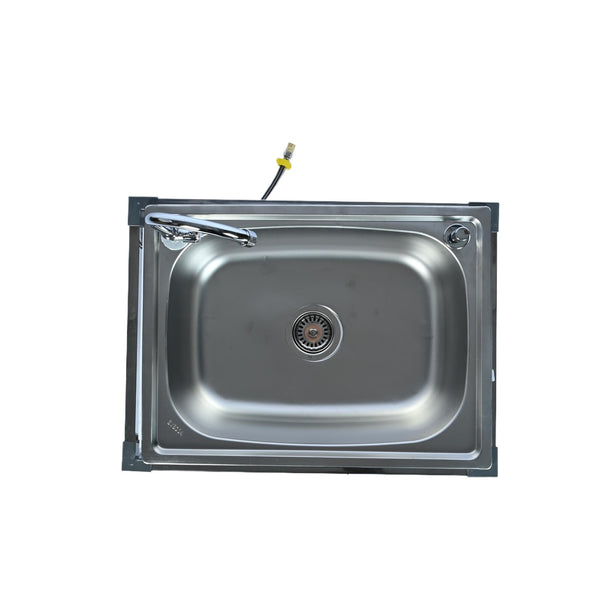 Commercial Floor Mop Sink with Drain Button Utility Sink Water Faucet Kits AU