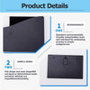 Desktop Computer Monitor Hood, 17-27In Adjustable, Foldable Anti-Glare Sunshade