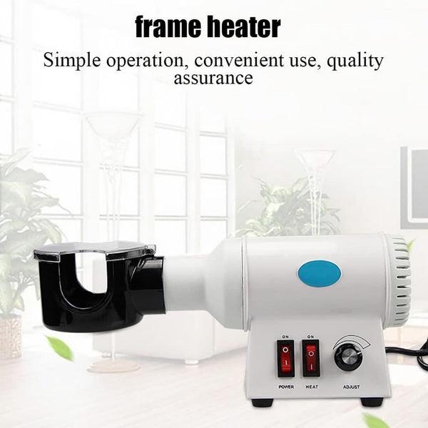 220V Hot Air Eyeglasses Lens Frame Warmer Heater Optical Temperature Modes