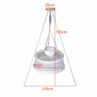 3in1 Baby Hammock Hanging Swing Baby Rocking Bed w/Seat Toddler Frame 1.65m AU