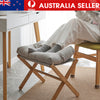 Foldable Foot Step Stool Ottoman Foot Rest Under Desk Padded Sofa Cushion Stool