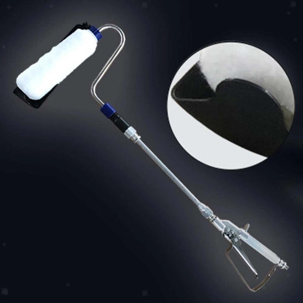 Airless Paint Roller Airbrush Tool Brush Extension Pole Painting Kit for Walls