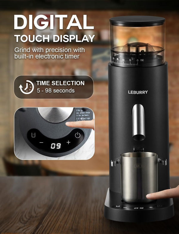 Electric Coffee Grinder For Drip French Press Espresso with 60 Grind Settings AU