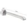 Toilet Grab Bar Foldable Flip Up Armrest Bars Elderly Non-Skid Safety Handrails