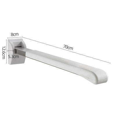 Toilet Grab Bar Foldable Flip Up Armrest Bars Elderly Non-Skid Safety Handrails