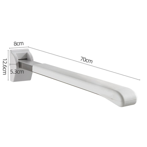 Toilet Grab Bar Foldable Flip Up Armrest Bars Elderly Non-Skid Safety Handrails