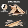 Non-Slip Wooden Slant Board Incline Balance Board Calf Stretcher Gym Exercise