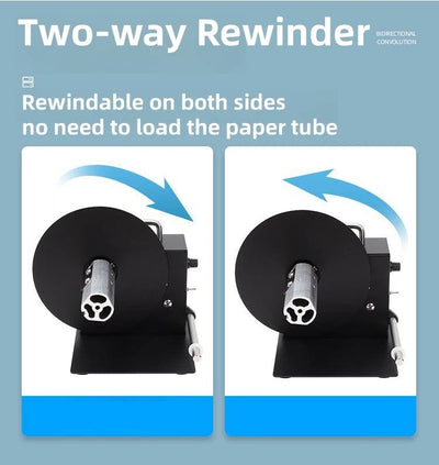 R3pro Automatic Label Rewinder Two-way Labeling Machine Barcode Label Rewinder
