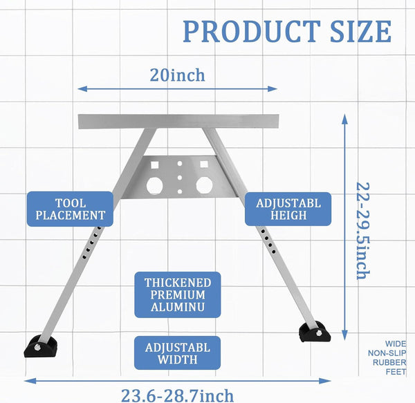 150kg Ladder Stabilizer for Roof Wall Standoff Ladder Accessory Safety Stability