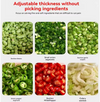 Electric Vegetable Slicer Scallion Chopping Machine Onion Segment Cutter 30kg/h