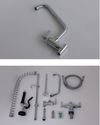 47" Commercial Pre-Rinse Sprayer High Pressure Washing Kitchen Sink Faucet AU