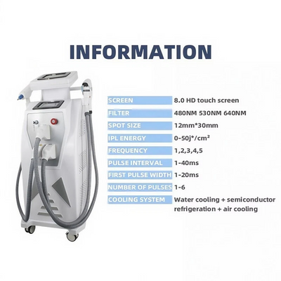 3IN1 OPT IPL RF Tattoo And Hair Removal ND YAG Laser Skin Rejuvenation Machine
