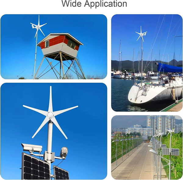 12V/48V Wind Turbine Generator Wind Charge Controller Kit Home USE 1KW/3KW/5KW