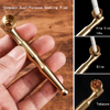 8cm Metal Brass Smoking Pipe Cigar Herb Smoking Accessories Metal Tobacco Pipe