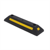 2pcs Car Parking Barrier Anti-Collision Locator Rubber Block Truck Wheel Limiter