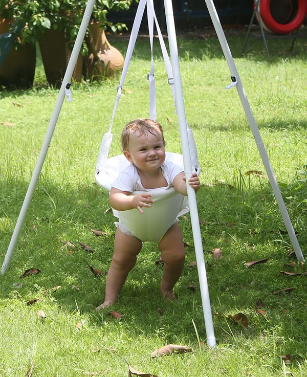 3in1 Baby Hammock Hanging Swing Baby Rocking Bed w/Seat Toddler Frame 1.65m AU