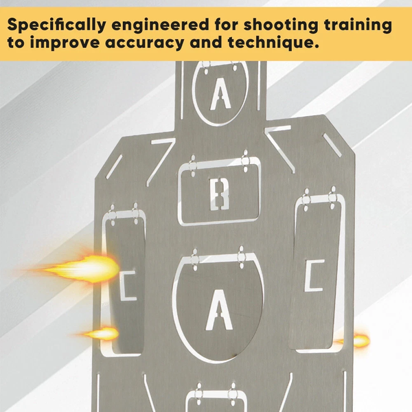 16'' Shooting Target Steel Target For Shooting Gun Hunting Training Metal Target