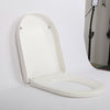 Thick Toilet Seat Soft Close Luxury White Heavy Duty Quick Release U Shape PP