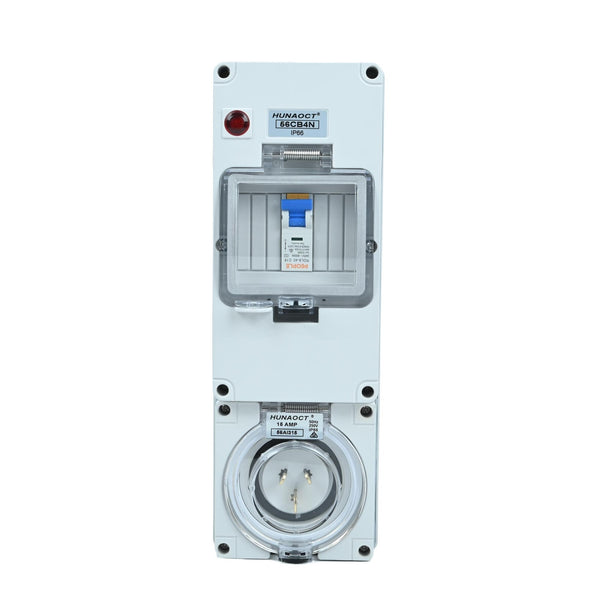 15A AMP RCBO Protected Socket Outlet 3 Pin 16A Circuit Breaker Safety Switch AU