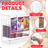3 Slot Booster Pack Dispenser Card Storage Acrylic Booster Box for Trading Card