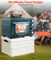 2-in-1 Outdoor Oven Portable Camping Cooking Stove Butane Canister Compatible