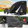 Mini Excavator Cover Waterproof Zippered Excavators Cover for Bobcat E20 Black