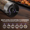 2pcs Electric Salt And Pepper Grinder Set Rechargeable Auto Mill w/Charging Base