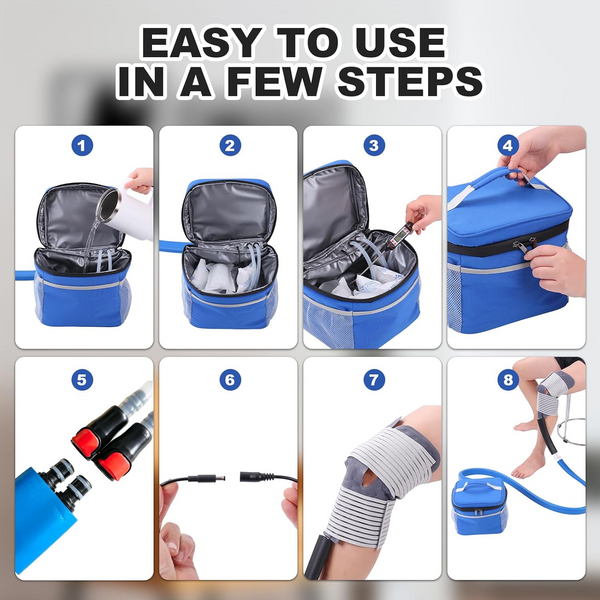 Multifunctional Ice Therapy Machine for Knee Shoulder Ankle Back Leg Pain Relief