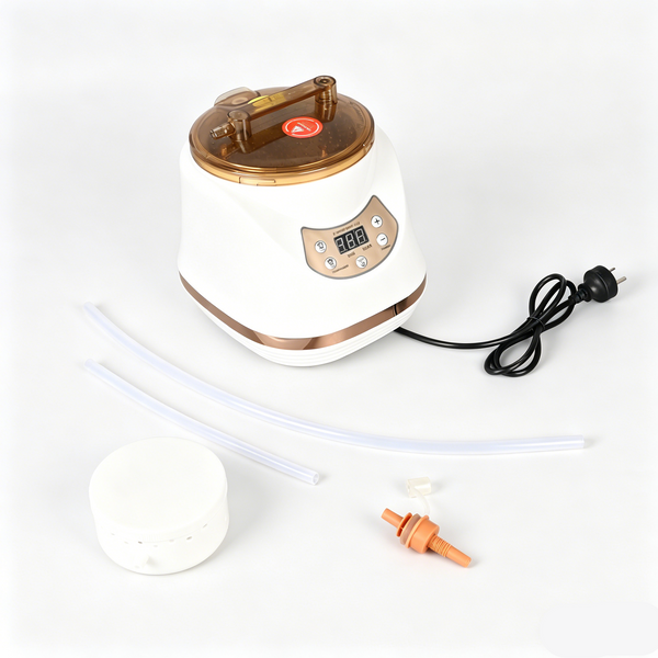 Infrared Sauna Box with 660&850nm Red Light Therapy Lamp f/ Home with 3L Steamer