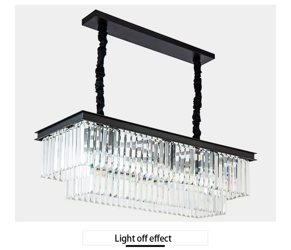 Luxury American Retro Crystal Pendant Lights Ceiling Light Deco Fixture 3 Colors