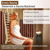 Wooden Sauna Backrest Sauna Accessories  Slip-Resistant Infrared Sauna Chair