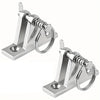 4Pcs 316 Stainless Steel Top Deck Hinge with Pin & Ring for Marine Boat Bimini