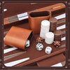 18 inch Premium Backgammon Board Game Set Large Classic Board Game Case Gifts