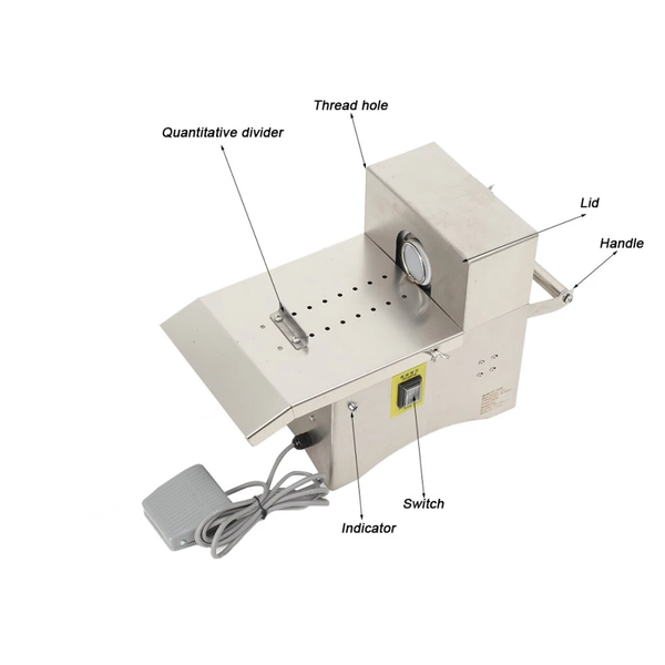 Electric Sausage Tying Machine Automatic Sausage Knotting Machine Stainless AU