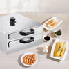 Cantonese Rice Noodle Rolls Machine,Double-layer Steamer Vermicelli Roll Steamer