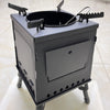 Wood Burning Camping Stove & Bag for Backpacking Outdoor Cooking Heating