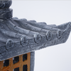 Garden Ornament Lamp Pagoda Sculpture Zen Palace Lantern Outdoor Decor Light