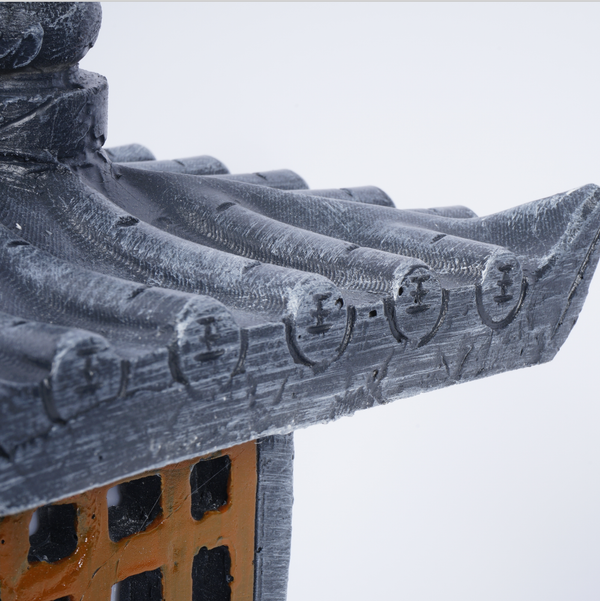 Garden Ornament Lamp Pagoda Sculpture Zen Palace Lantern Outdoor Decor Light