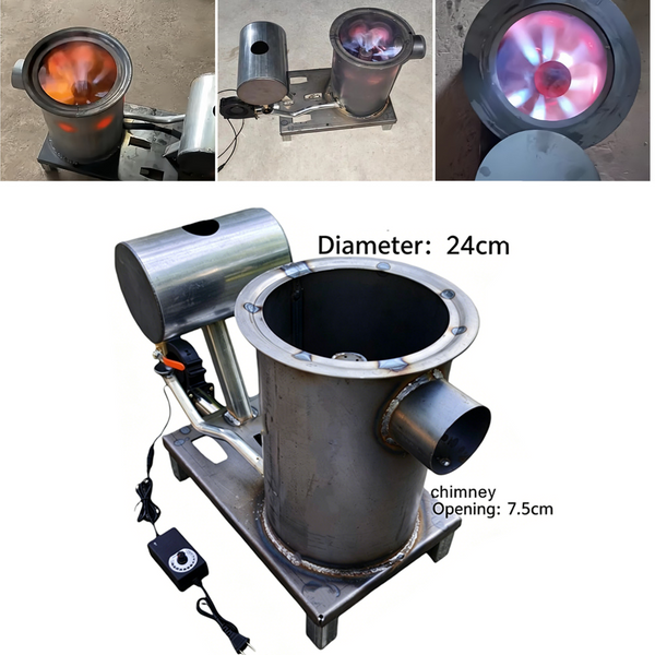 Waste Oil Burner Heater Strong Fire Outdoor Cooking Stove Waste Drain Oil Burner