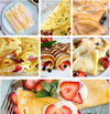 3000W Commercial Crepe Pancake Maker 40cm Electric Pancake Baking Pan Non-Stick