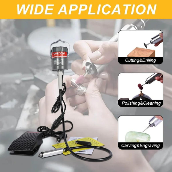 Hanging Flex Shaft Grinder Suspended Rapid Grinding Machine Jewelry Rotary Tool