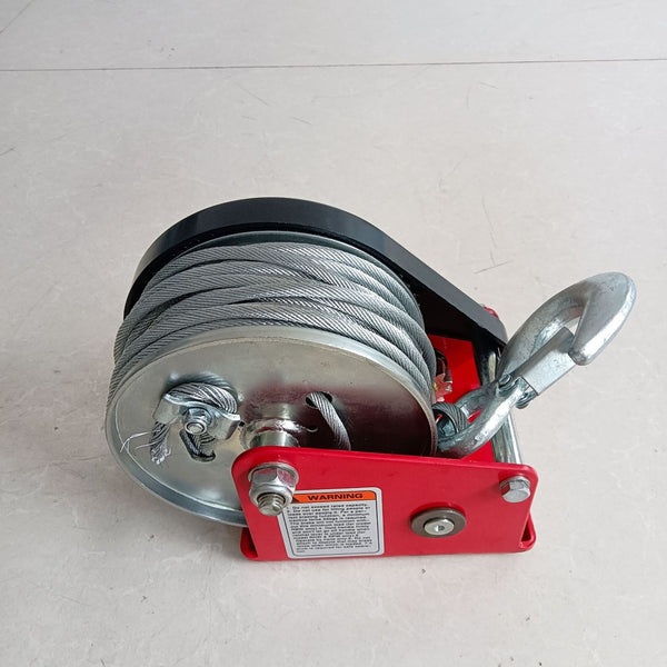 Automatic Brake Hand Winch 1500LB Boat Trailer Winch with 10M Steel Wire AU