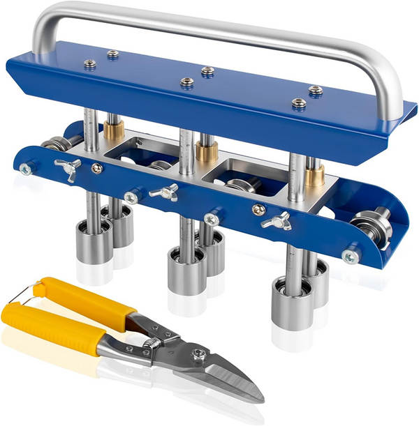 Three-Station Edge Roller Bender 0-90° Bending Angle Bending Metal Roofing Tool