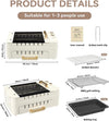 1000W Smokeless BBQ Grill Stove Auto Rotating Skewers Barbecue Grill Baking Pan