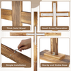190cm Large Standing Wooden Cross Decorative Cross for Christmas Easter Wedding