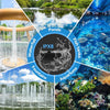 1000L/H Large Water Fountain Pump Pond Pump Fountain Kits Adjustable Water Flow