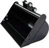 600mm Flat Tooth Backhoe Bucket Attachment Plain Mud Bucket Grading Attachment
