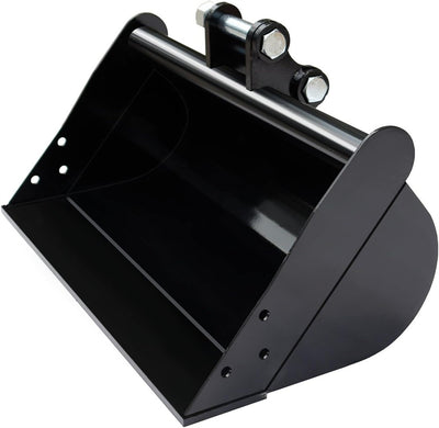600mm Flat Tooth Backhoe Bucket Attachment Plain Mud Bucket Grading Attachment
